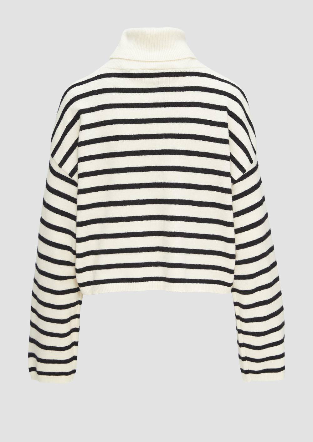 S.Oliver Verkürzter Pullover Aus Viskosemix