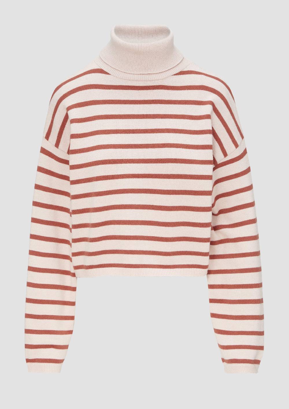 S.Oliver Verkürzter Pullover Aus Viskosemix