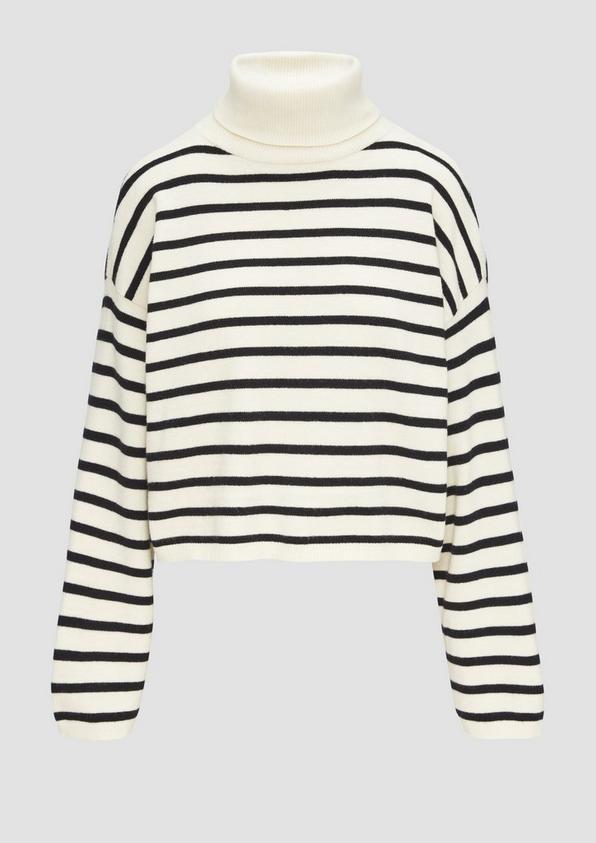 S.Oliver Verkürzter Pullover Aus Viskosemix