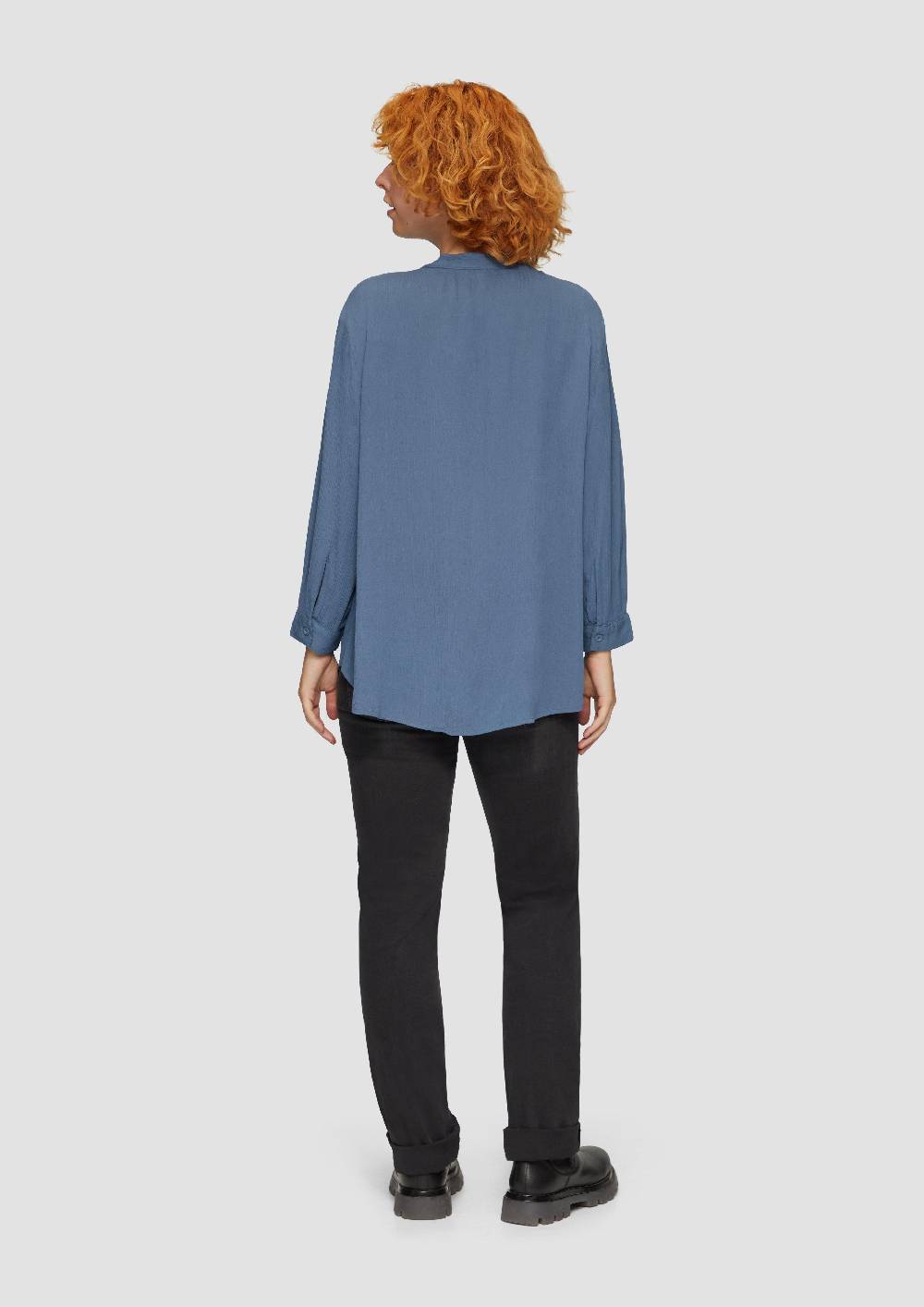 S.Oliver Viskose-Bluse Mit 3/4-Arm