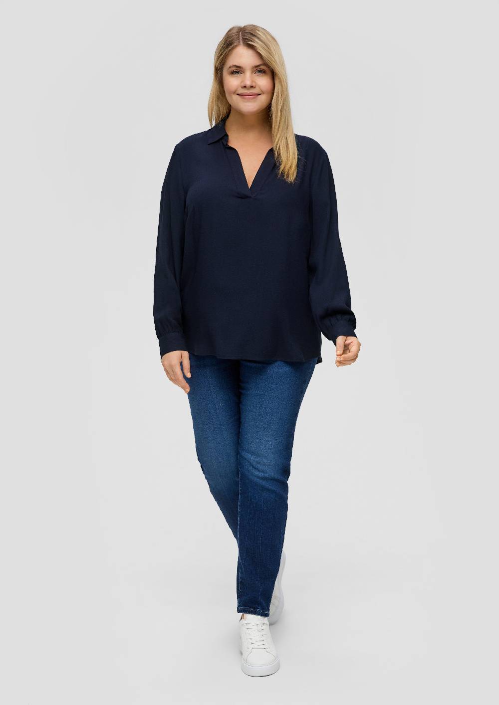 S.Oliver Viskosebluse Mit All-over-Print