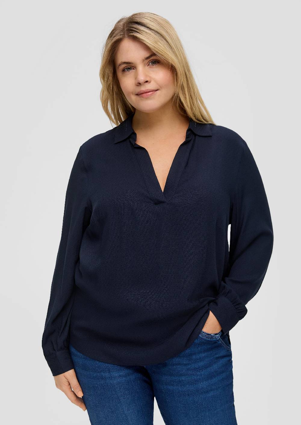 S.Oliver Viskosebluse Mit All-over-Print