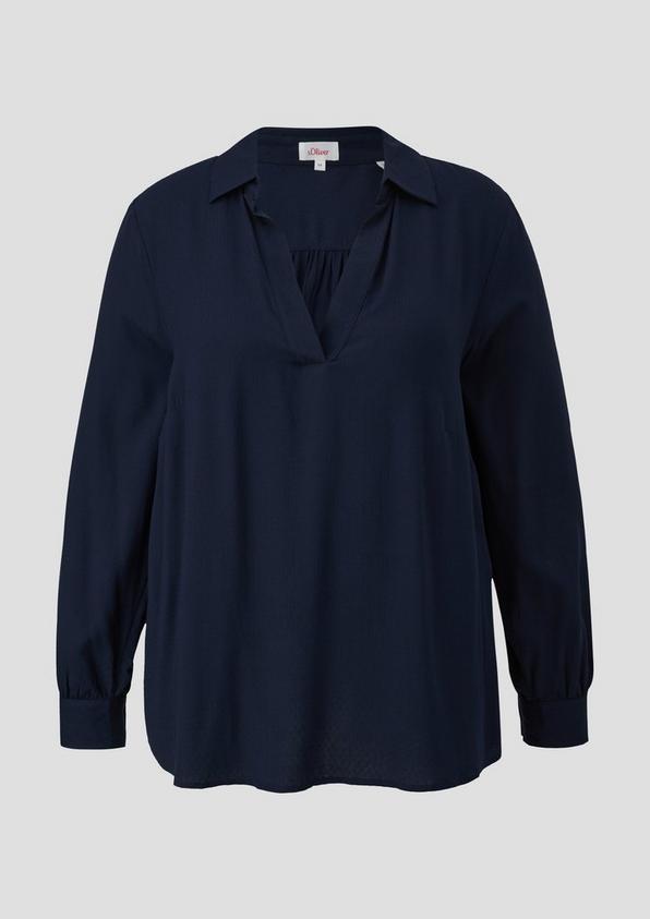 S.Oliver Viskosebluse Mit All-over-Print