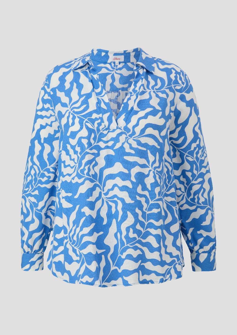 S.Oliver Viskosebluse Mit All-over-Print