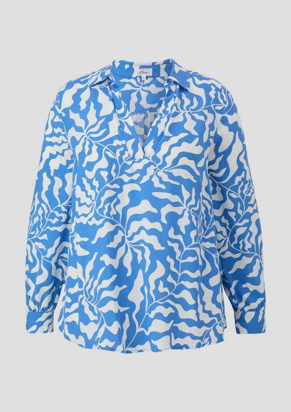 S.Oliver Viskosebluse Mit All-over-Print