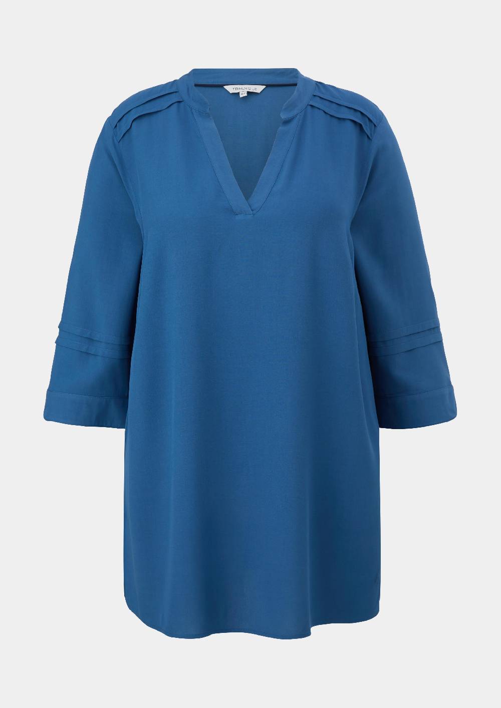 S.Oliver Viskosebluse Mit Biesenfalten