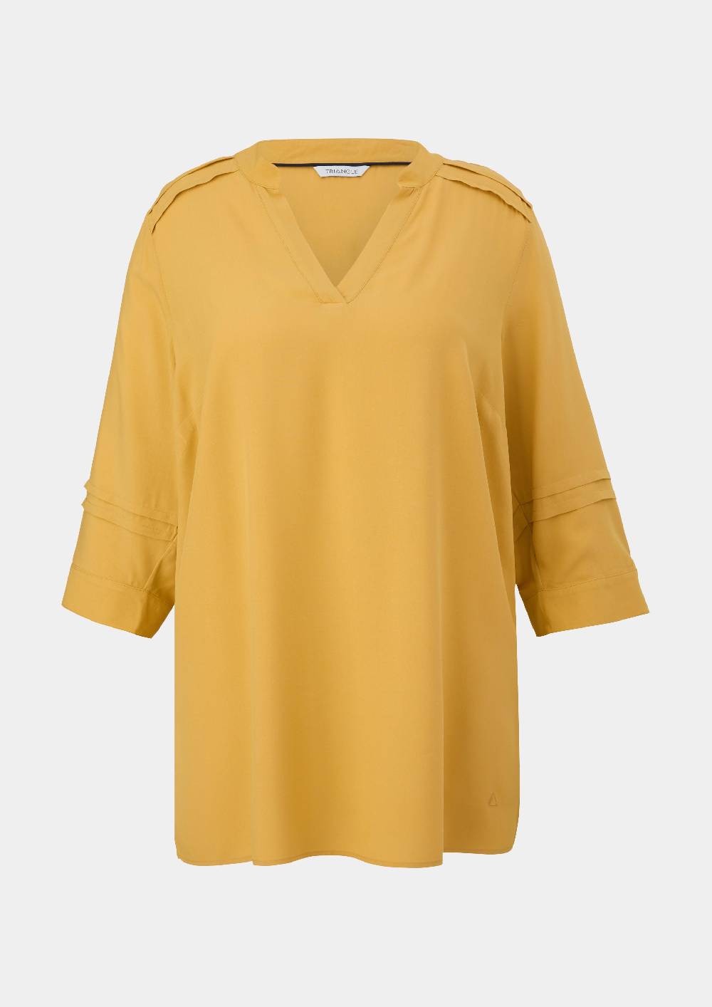 S.Oliver Viskosebluse Mit Biesenfalten