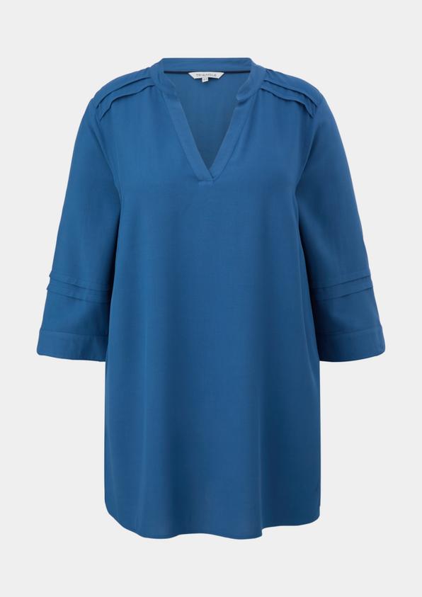 s.Oliver Viskosebluse mit Biesenfalten