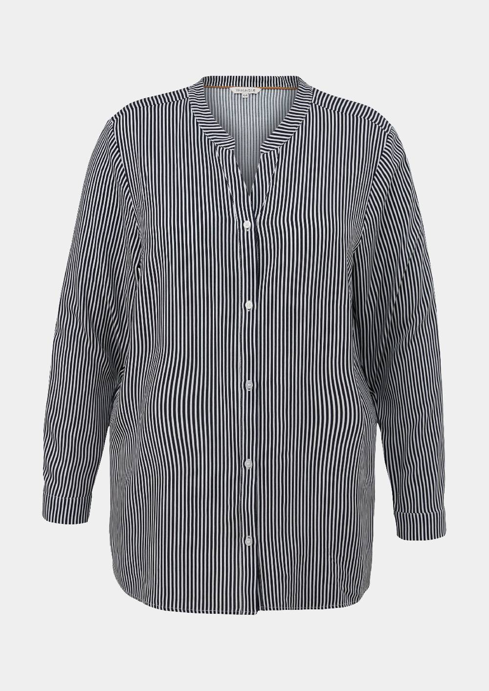 S.Oliver Viskosebluse Mit Tunika-Ausschnitt