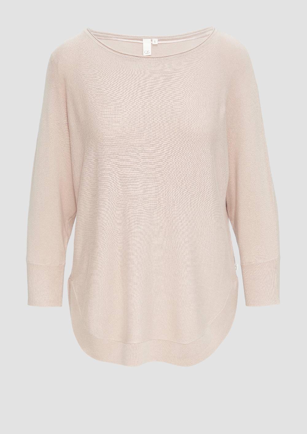 S.Oliver Viskosemix-Pullover Mit Fledermausärmeln