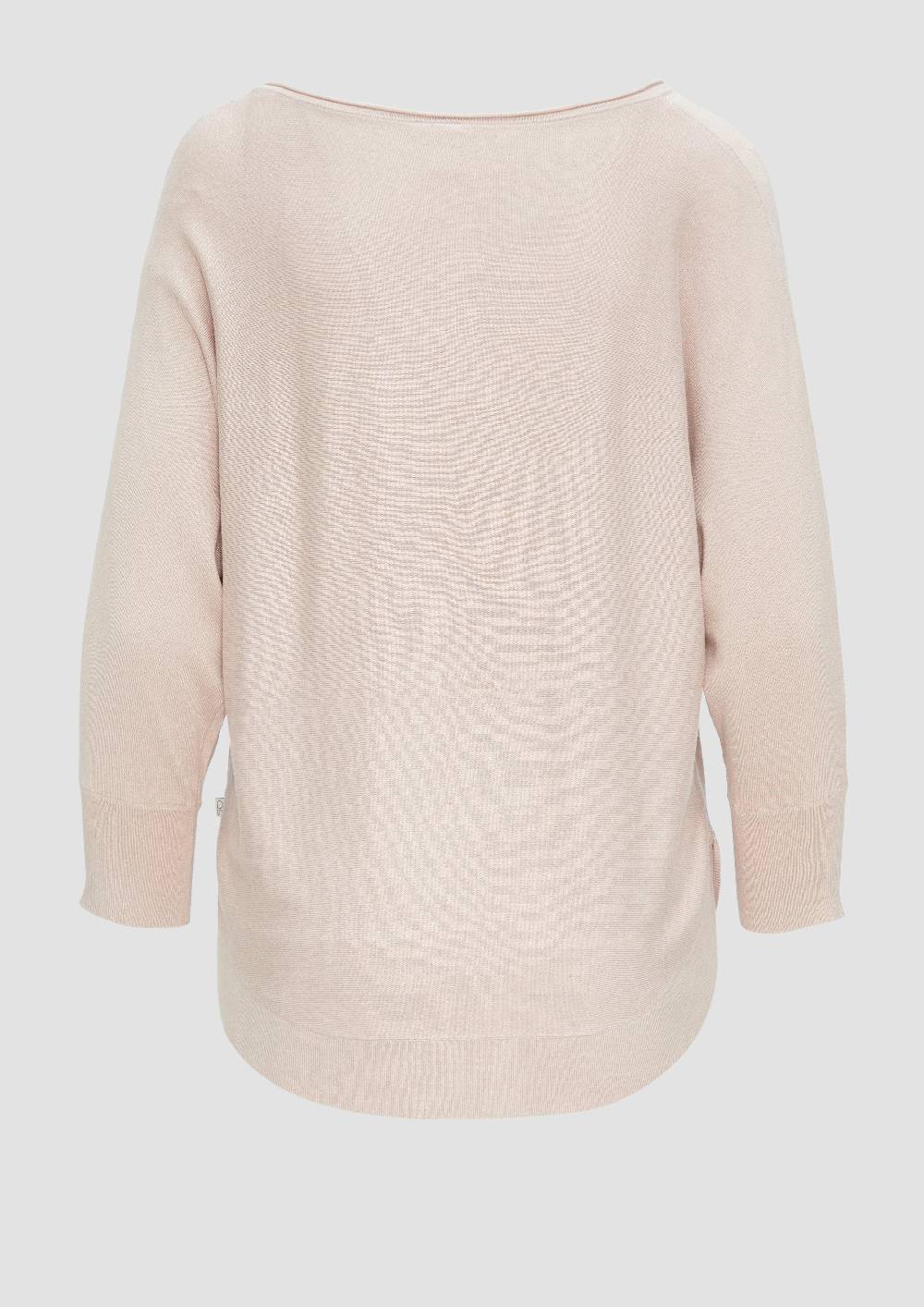 S.Oliver Viskosemix-Pullover Mit Fledermausärmeln