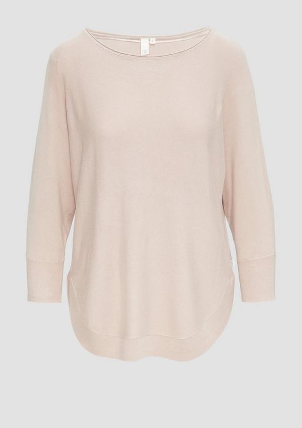 s.Oliver Viskosemix-Pullover mit Fledermausärmeln