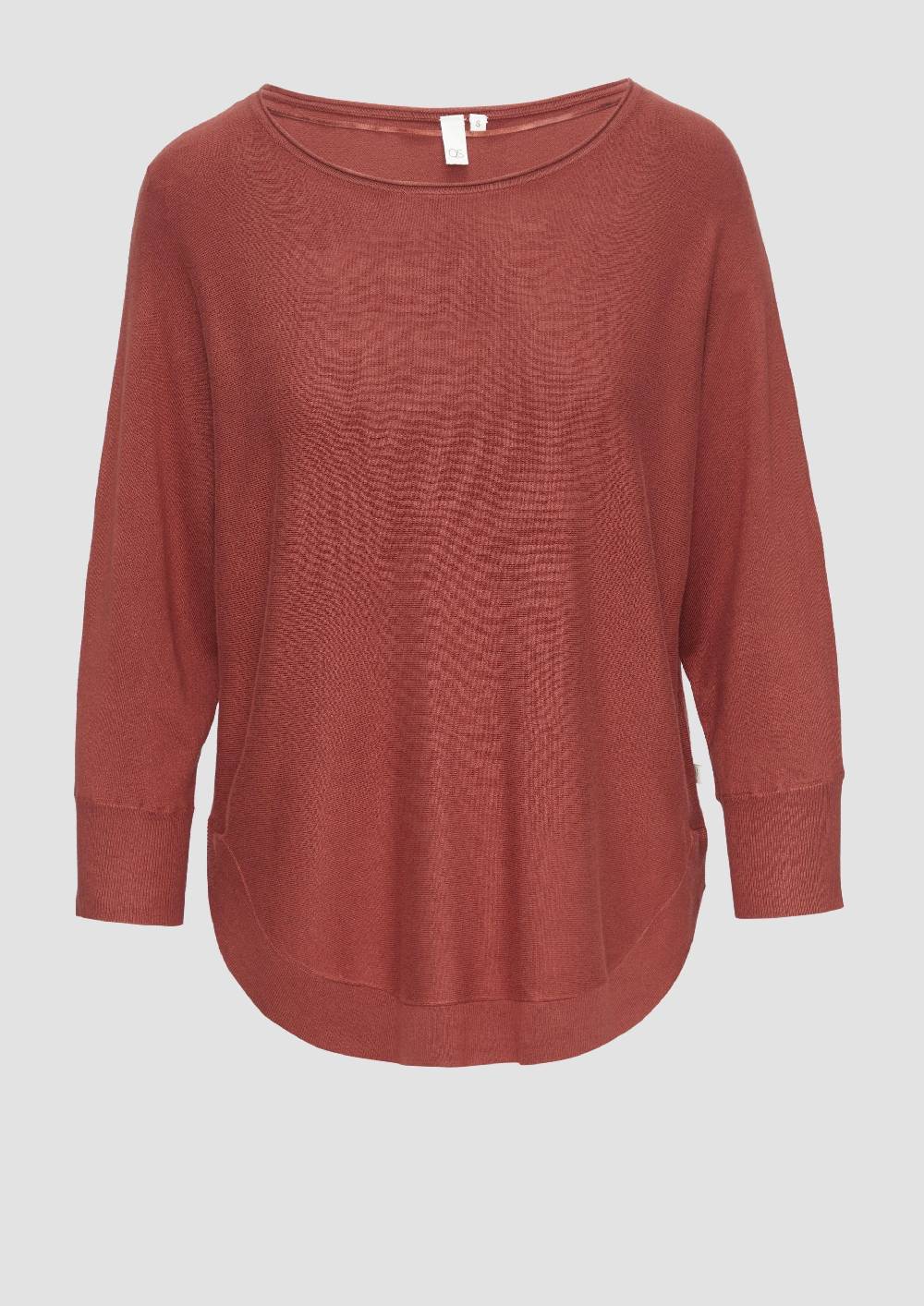 S.Oliver Viskosemix-Pullover Mit Fledermausärmeln