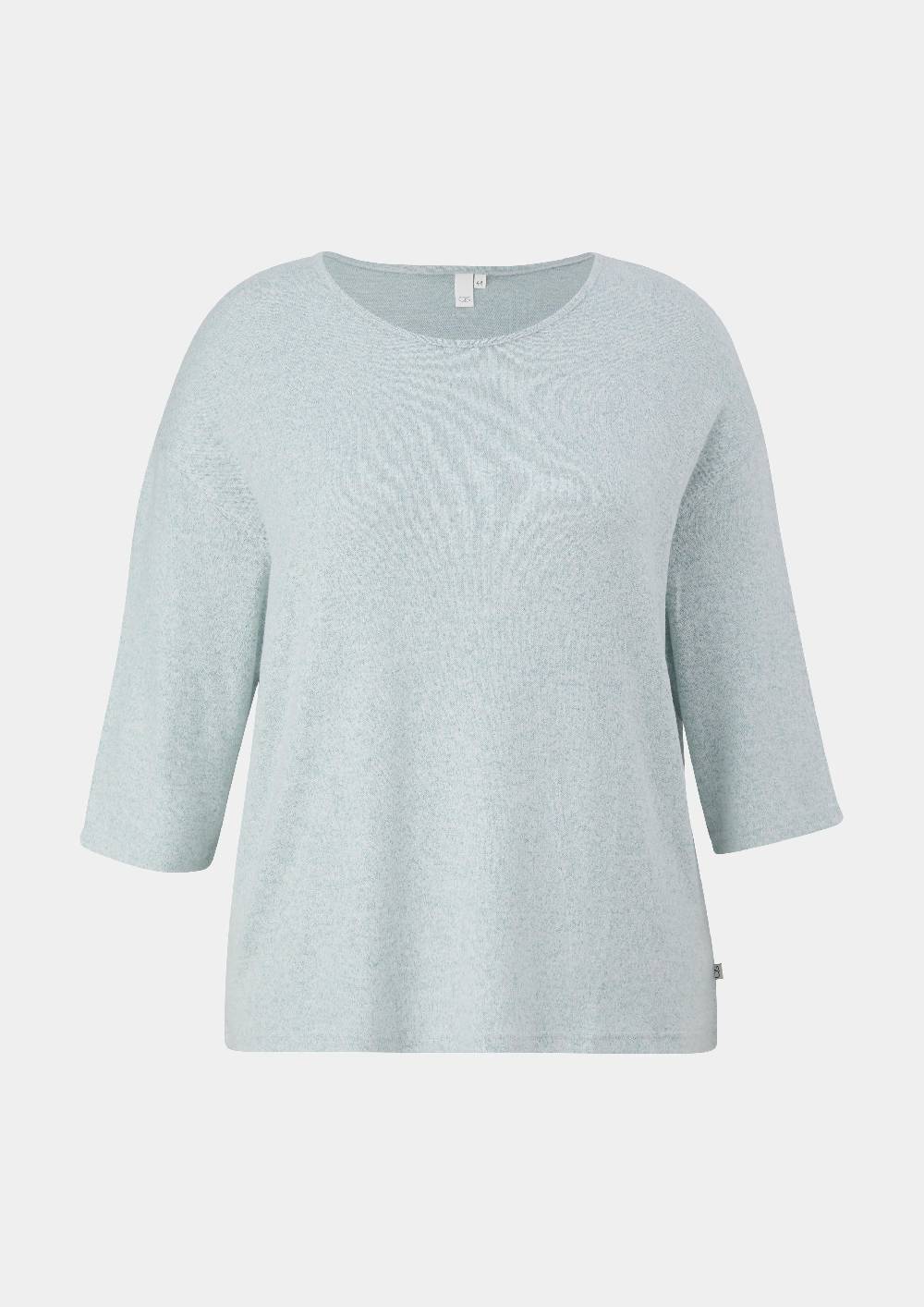 S.Oliver Viskosemixshirt Mit 3/4-Ärmeln