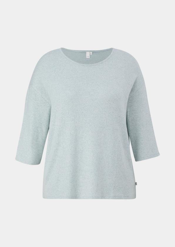 s.Oliver Viskosemixshirt mit 3/4-Ärmeln
