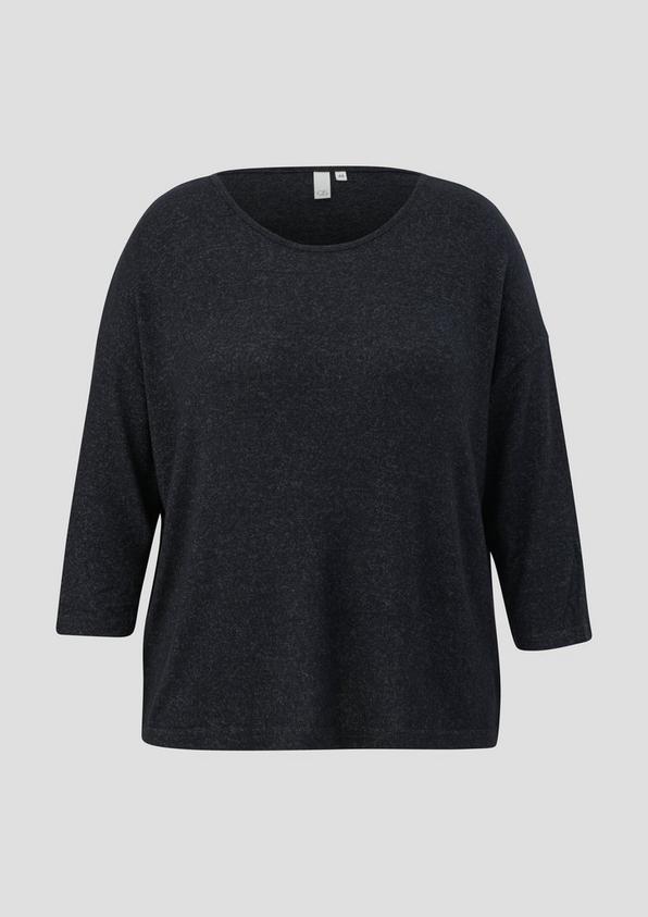 s.Oliver Viskosemixshirt mit 3/4-Ärmeln