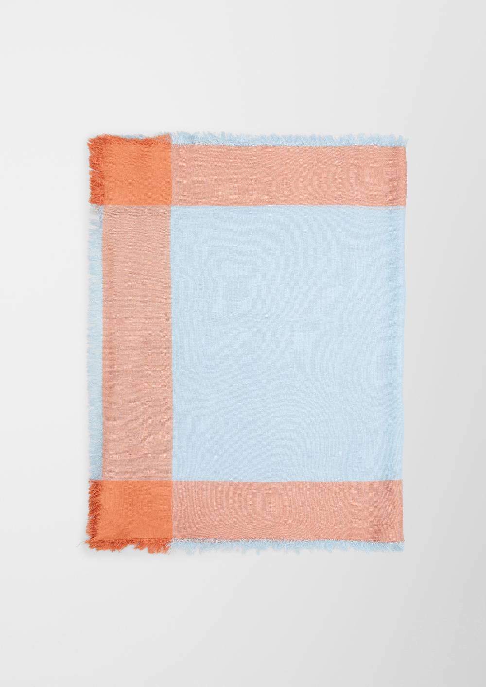 S.Oliver Viskoseschal In Zweifarbiger Optik