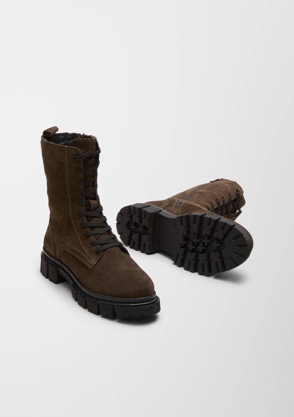 S.Oliver Warm Gefütterte Lederstiefel