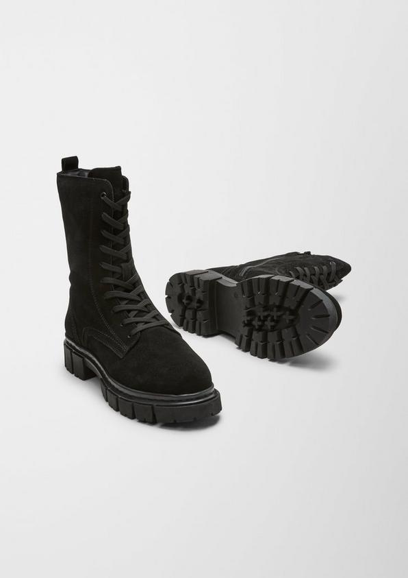 s.Oliver Warm gefütterte Lederstiefel