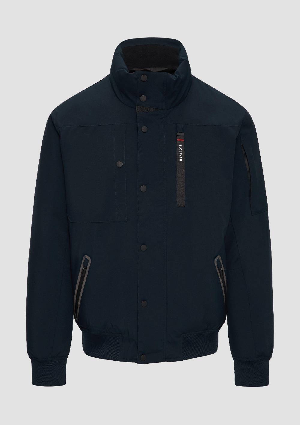 S.Oliver Wasserabweisende Jacke Mit Stehkragen