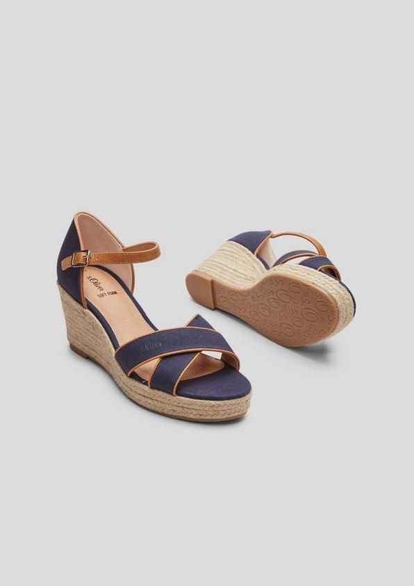 s.Oliver Wedges im Materialmix