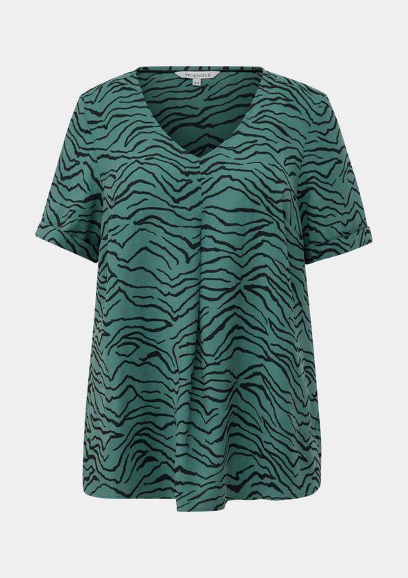 S.Oliver Weiche Bluse Aus Modalmix