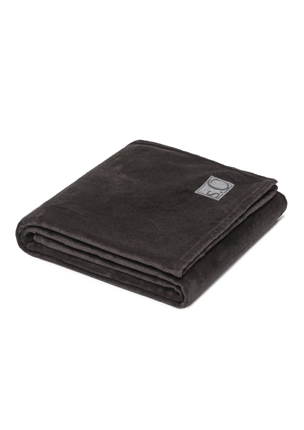 S.Oliver Weiche Decke Mit Logo-Detail