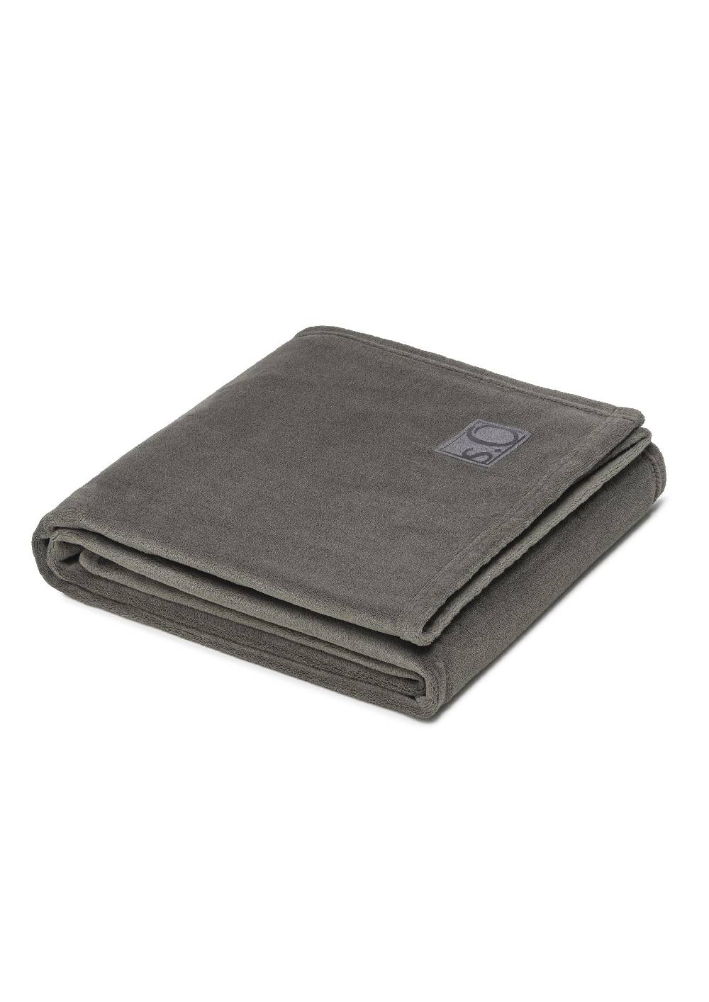 S.Oliver Weiche Decke Mit Logo-Detail