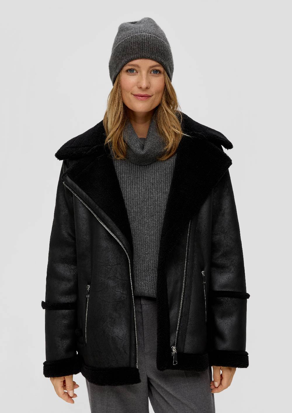 S.Oliver Weiche Mütze Mit Umschlag