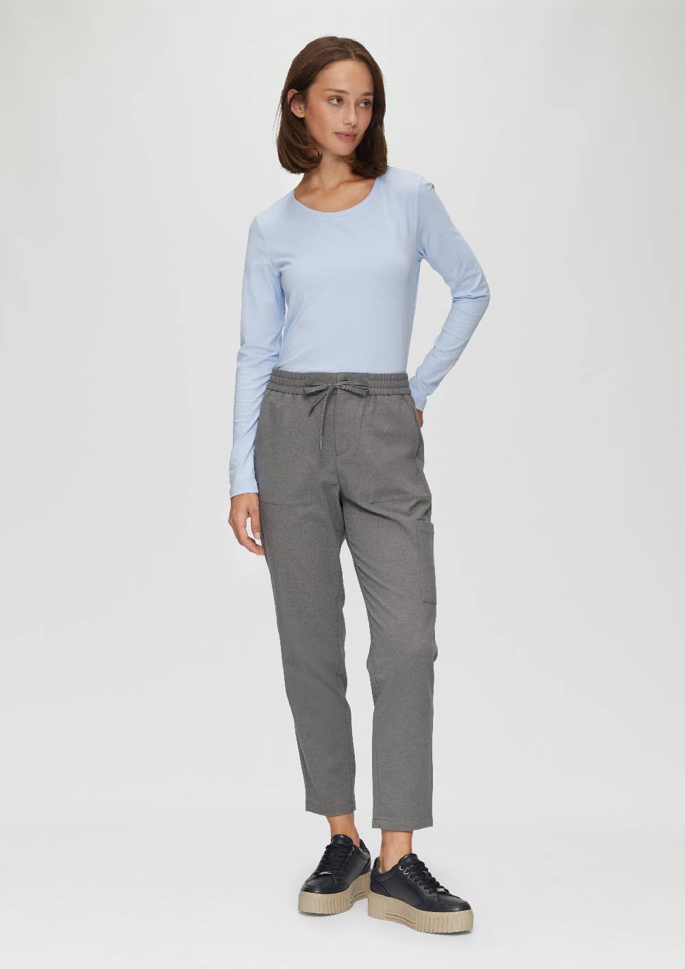 S.Oliver Weiche Relaxed-Jogpants Mit Tapered Leg