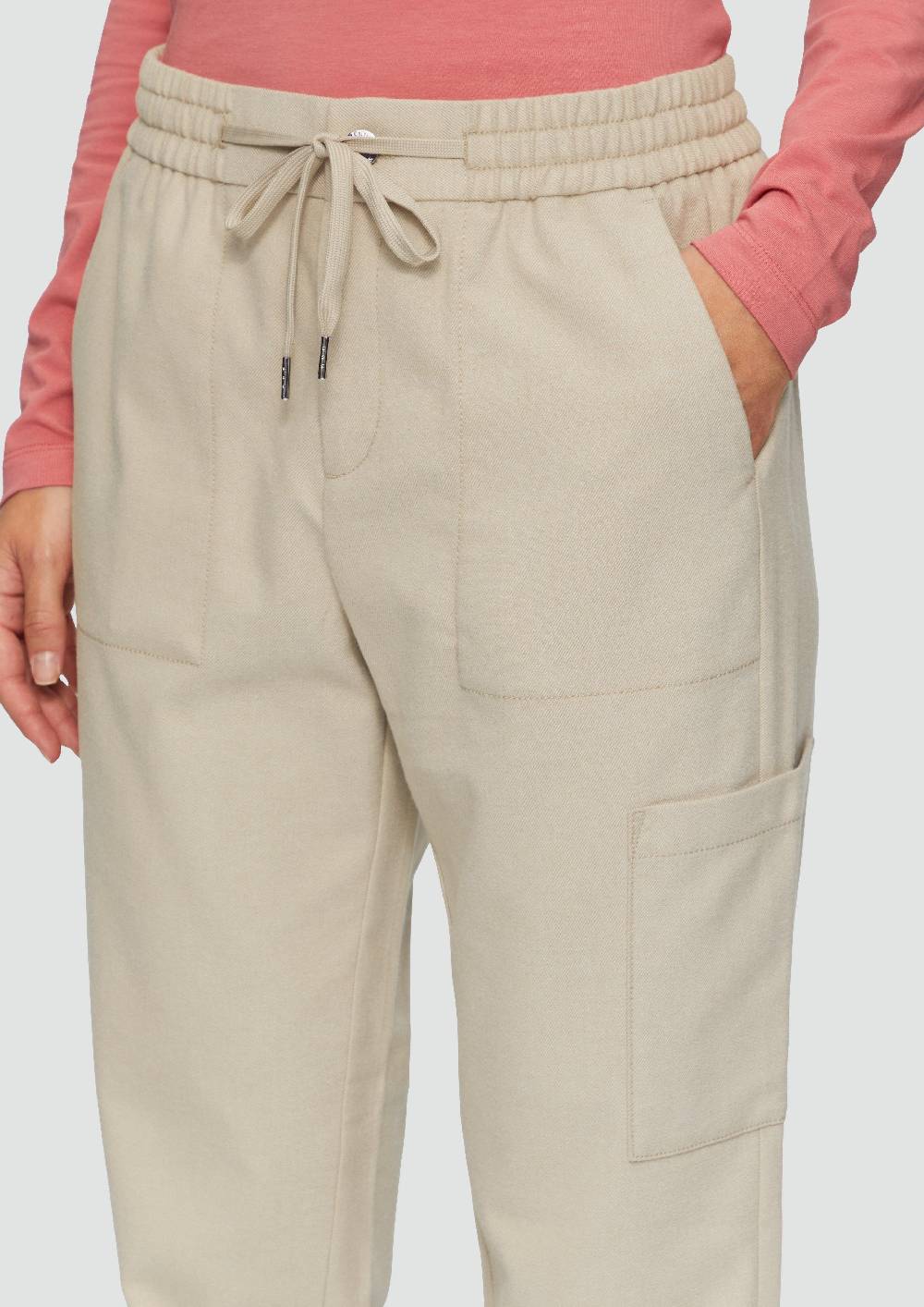 S.Oliver Weiche Relaxed-Jogpants Mit Tapered Leg