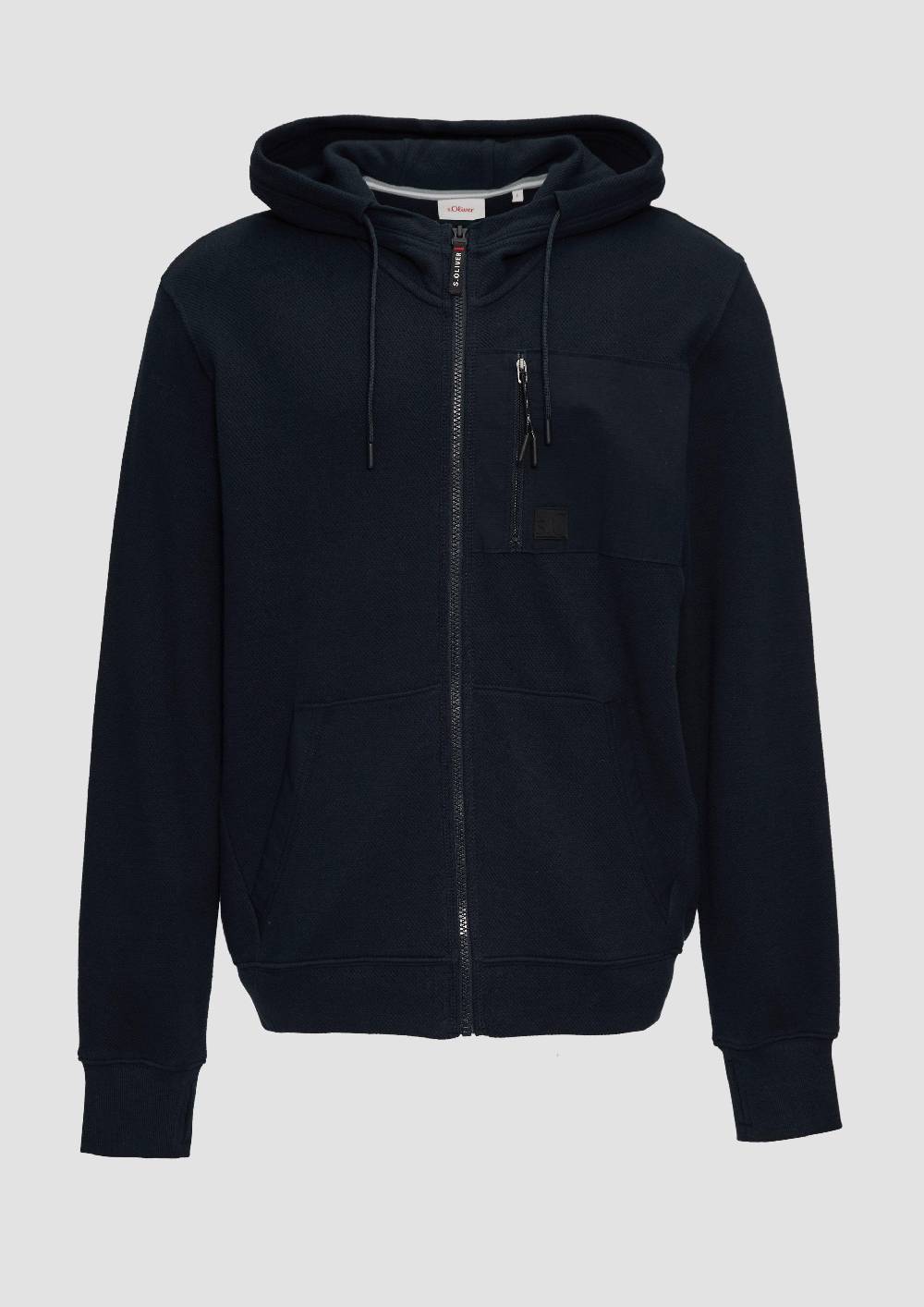 S.Oliver Weiche Sweatshirt-Jacke Mit Kapuze