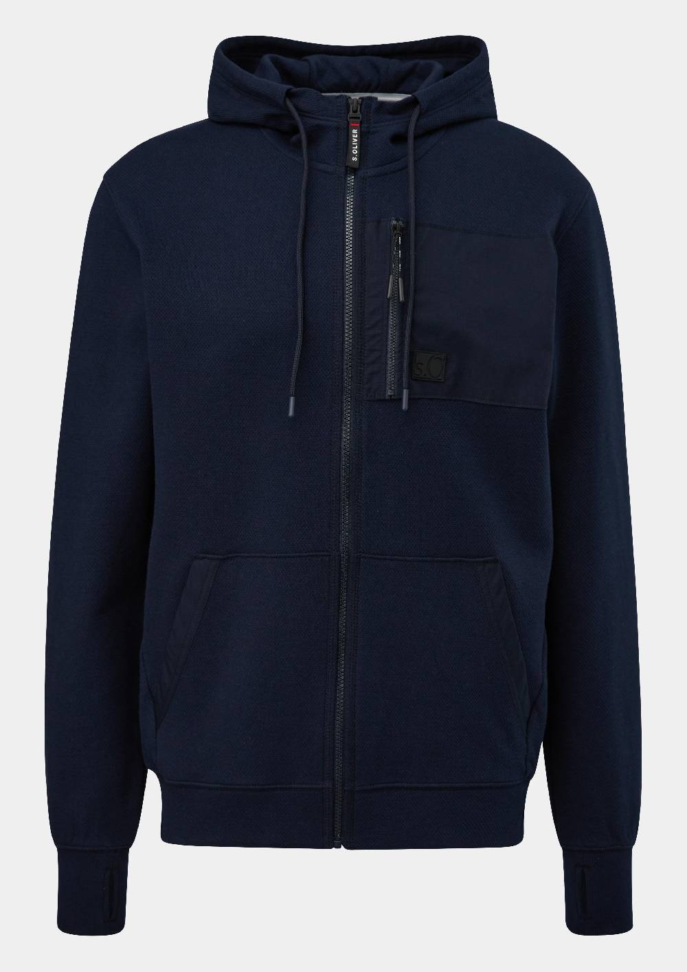 S.Oliver Weiche Sweatshirt-Jacke Mit Kapuze