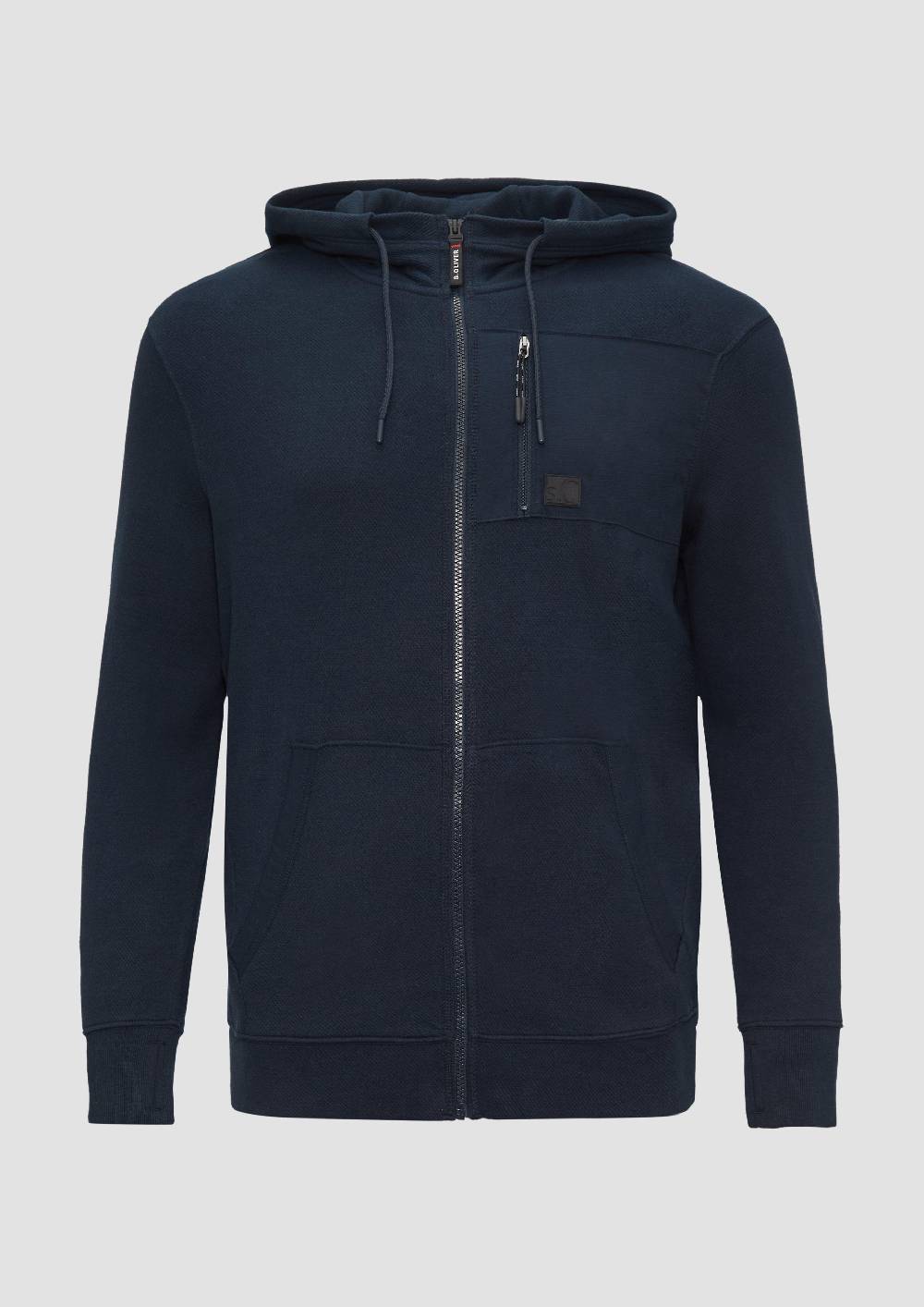 S.Oliver Weiche Sweatshirt-Jacke Mit Kapuze