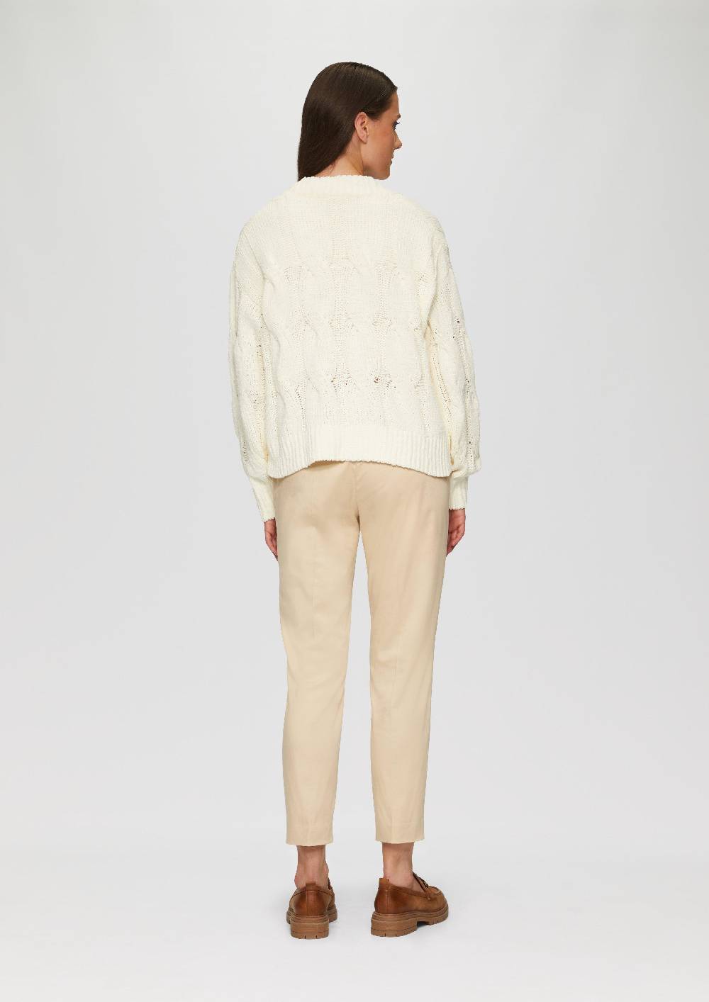 S.Oliver Weicher Cardigan Mit Zopfmuster