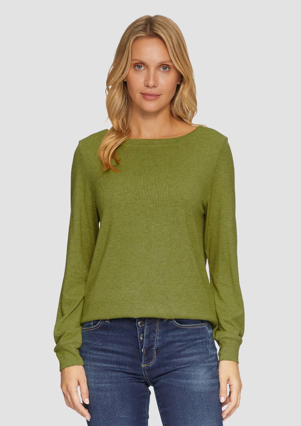 S.Oliver Weicher Longsleeve Aus Jerseystrick