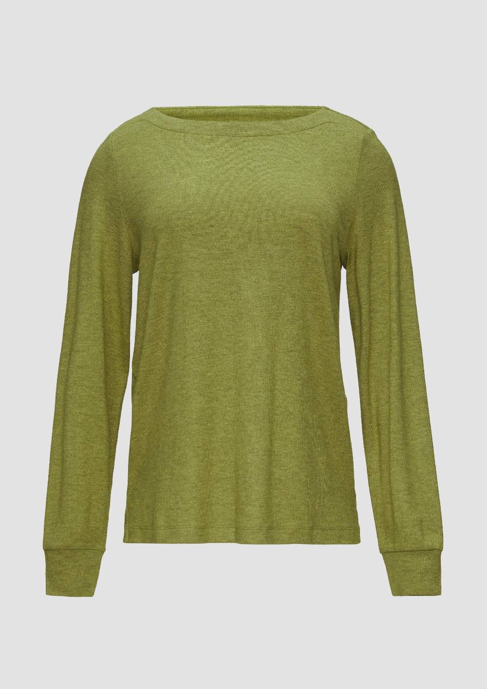 S.Oliver Weicher Longsleeve Aus Jerseystrick