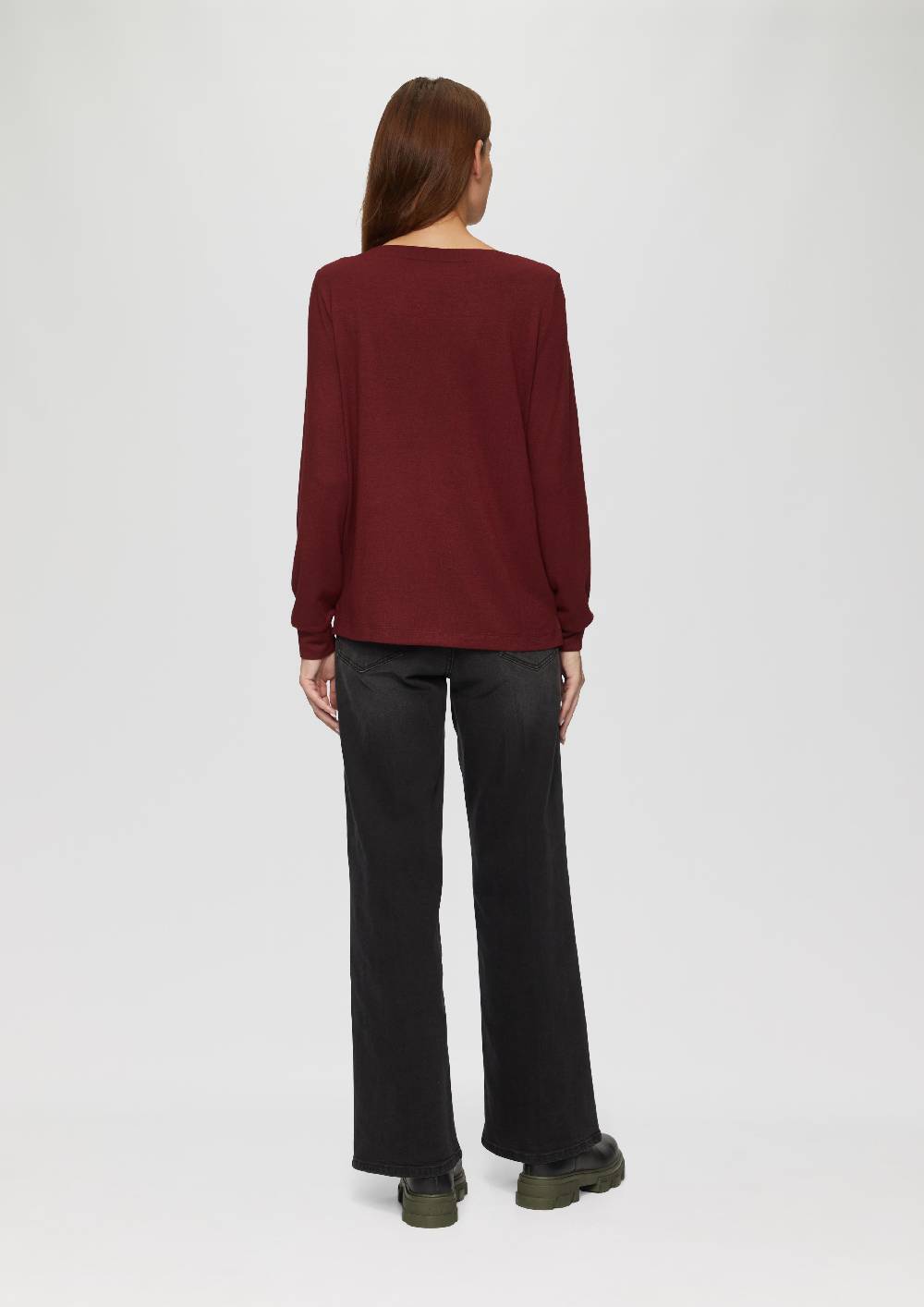 S.Oliver Weicher Longsleeve Aus Jerseystrick