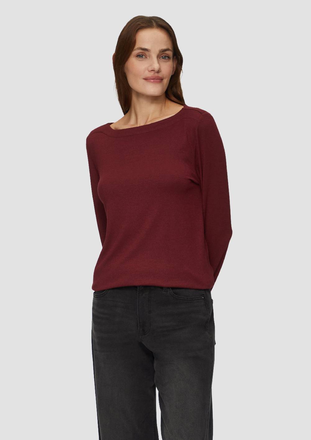 S.Oliver Weicher Longsleeve Aus Jerseystrick