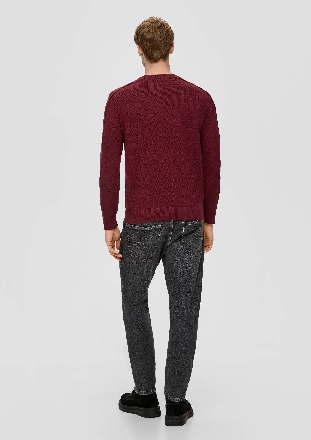 S.Oliver Weicher Strickpullover Aus Baumwolle