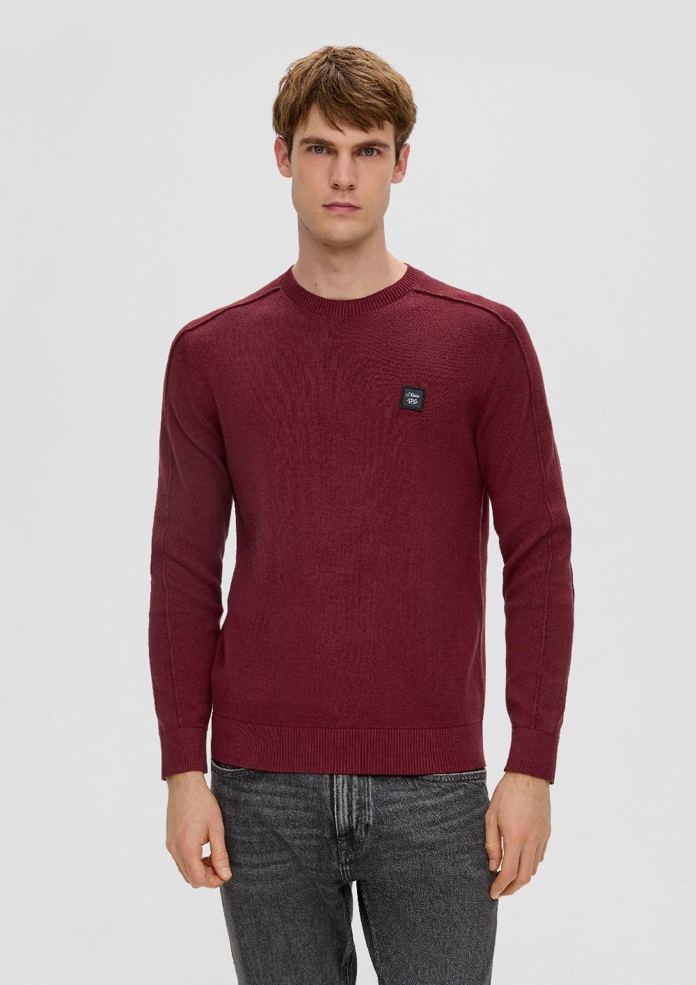 S.Oliver Weicher Strickpullover Aus Baumwolle