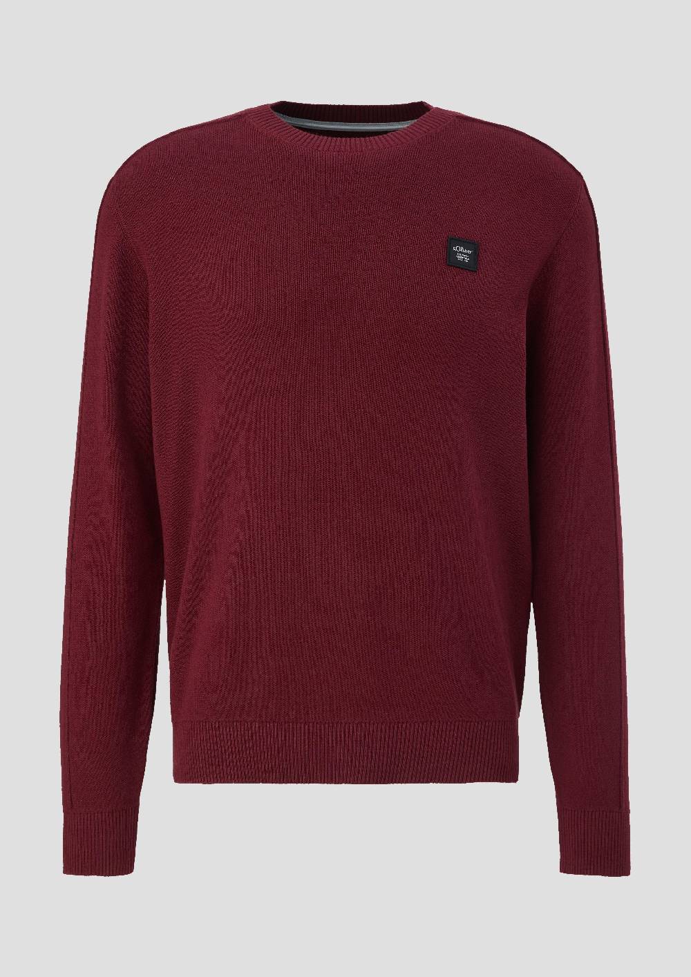 S.Oliver Weicher Strickpullover Aus Baumwolle