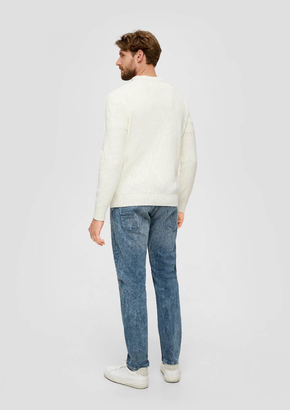 S.Oliver Weicher Strickpullover Aus Baumwolle