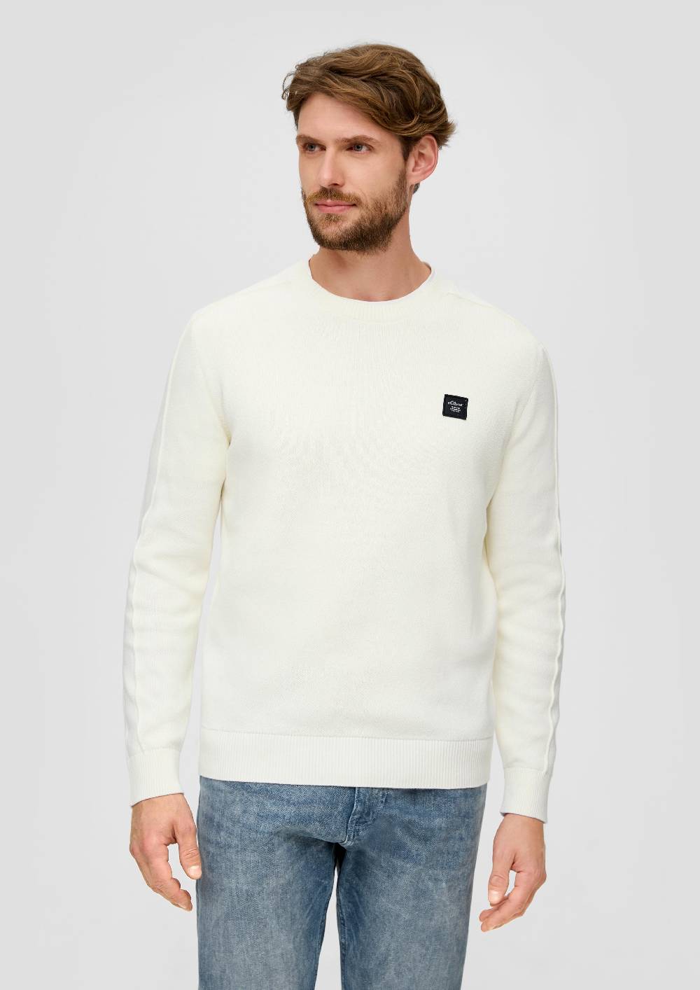 S.Oliver Weicher Strickpullover Aus Baumwolle