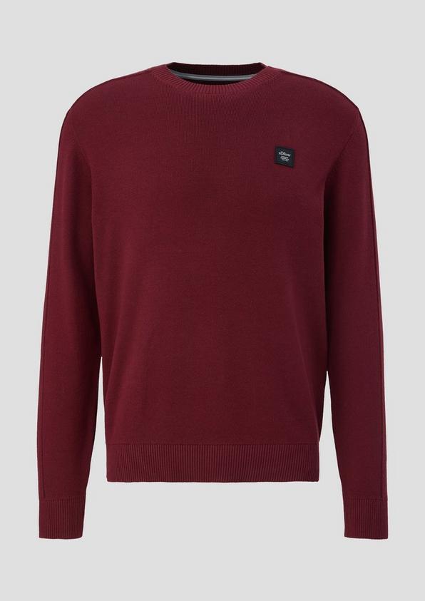 s.Oliver Weicher Strickpullover aus Baumwolle
