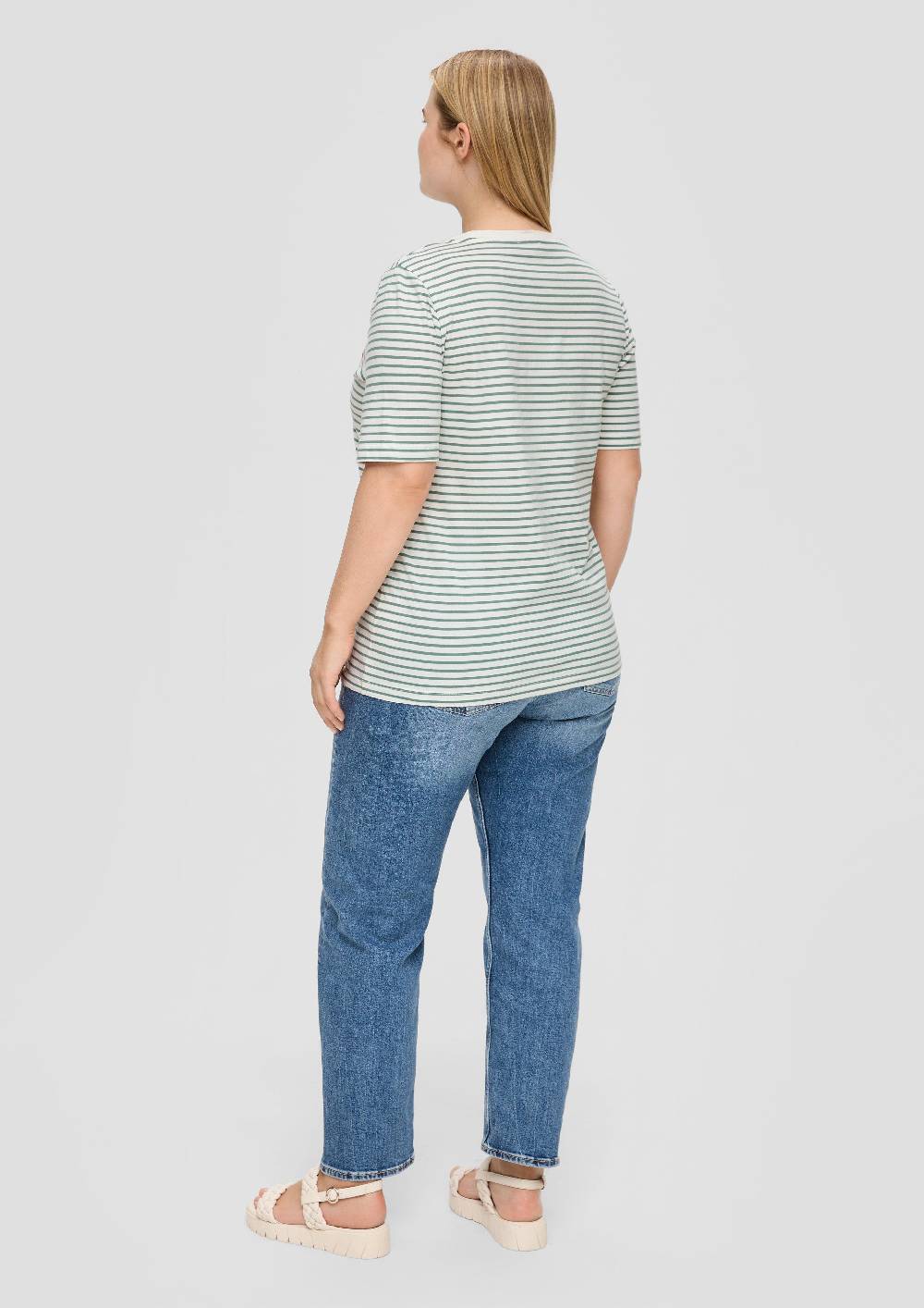 S.Oliver Weiches T-Shirt Mit V-Ausschnitt