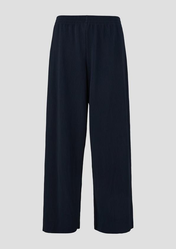 s.Oliver Weite plissierte Hose aus Jersey