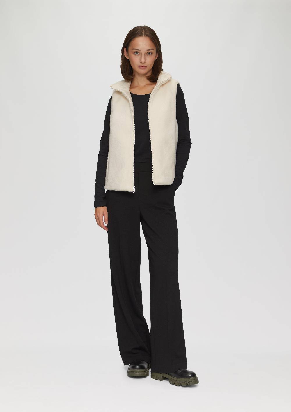 S.Oliver Wendeweste Mit Teddyplüsch