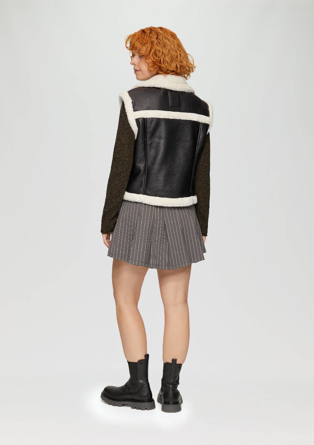 S.Oliver Weste In Lammfell-Optik