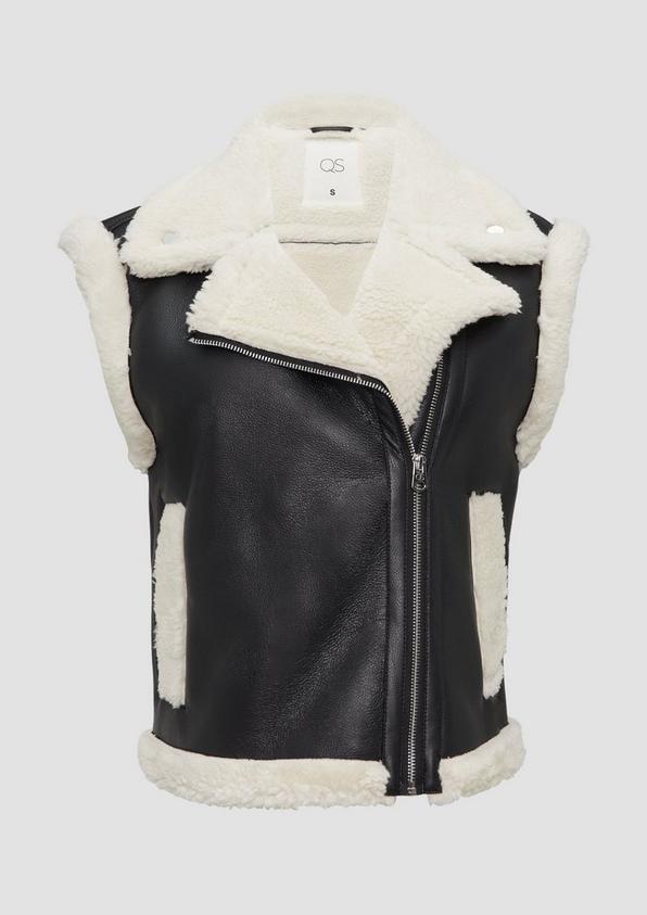 s.Oliver Weste in Lammfell-Optik